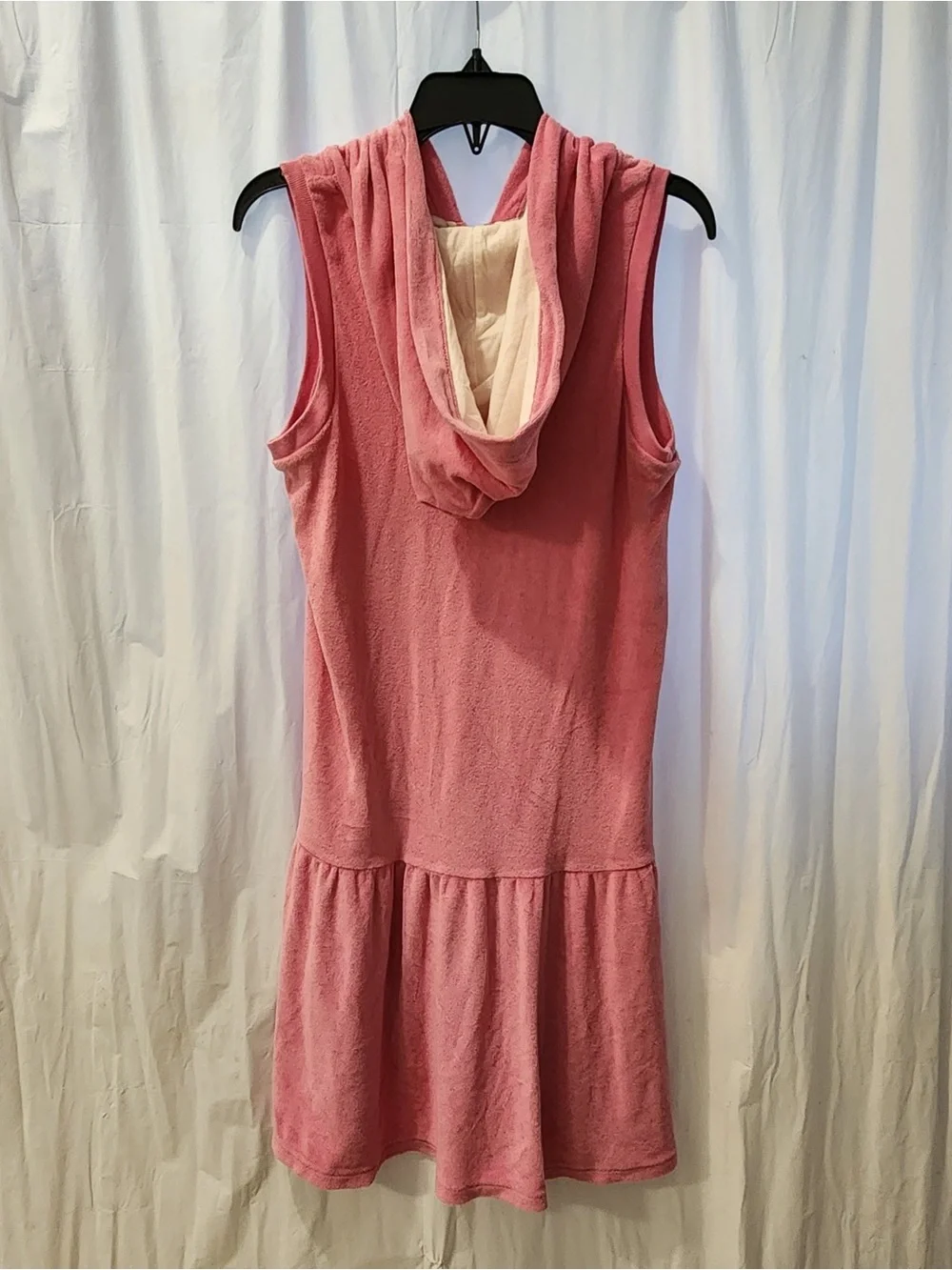 NWT Polo Ralph Lauren Girls Pink‎ Hooded Terry Cover-Up Dress Beach Vacation